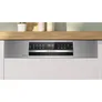 Bosch SMI6ECS12E Serie 6 Teilintegrierter Geschirrspüler EEK A 60cm gebürsteter Edelstahl