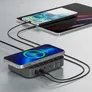 4smarts 7in1 GaN Ladestation 100W Wireless Charger schwarz