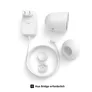 Philips Hue Secure kabelgebundene Kamera mit Standfuß weiß Doppelpack