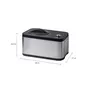 Unold 48826 Eismaschine & Joghurtbereiter EVA Kompressor Eismaschine 1,5 l 120 W Schwarz,