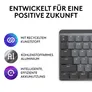 MX Mechanical Grafit, Taktile-Switches (Leise), DE-Layout (Qwertz), Logi Bolt Adapter, Bluetooth, USB-C, Unterstützt von Logi Options+