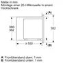 Siemens iQ300 BE623LMB3 Einbau-Mikrowelle Schwarz, Edelstahl