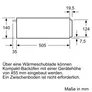 Siemens BI510CNR0 iQ500 Wärmeschublade 60 x 14 cm Schwarz, Edelstahl