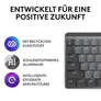 MX Mechanical Grafit, Linear-Switches (Leise), DE-Layout (Qwertz), Logi Bolt Adapter, Bluetooth, USB-C, Unterstützt von Logi Options+
