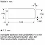 Siemens BI710D1B1 iQ700 Wärmeschublade 60 x 29 cm Schwarz, Edelstahl