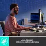 MX Mechanical Mini Grafit, Linear-Switches (Leise), DE-Layout (Qwertz), Logi Bolt Adapter, Bluetooth, USB-C, Unterstützt von Logi Options+
