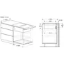 Siemens ED711HQ26E iQ500 Kochfeld mit Dunstabzug (Induktion) 70 cm Rahmenlos