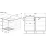 Siemens ED711HQ26E iQ500 Kochfeld mit Dunstabzug (Induktion) 70 cm Rahmenlos