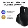 Logitech MX Master 3S for Mac Schwarz/Space Grey - Performance-Maus, Bluetooth, USB-C, Unterstützt von Logi Options+