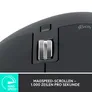 Logitech MX Master 3S Grafit Performance-Maus, Logi-Bolt Adapter, Bluetooth, USB-C, Unterstützt von Logi Options+
