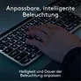 Logitech MX Keys S for Mac, Space Grey - Multi-Device-Tastatur für macOS und iPadOS
