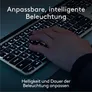 Logitech MX Keys S for Mac, Pale Grey - Multi-Device-Tastatur für macOS und iPadOS