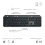 Logitech MX Keys S Graphite - USB-C/A, Bluetooth, Logi Bold Adapter, Windows- und Mac Layout, Management via Logitech Options+
