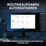 Logitech MX Keys S Pale Grey - USB-C/A, Bluetooth, Logi Bold Adapter, Windows- und Mac Layout, Management via Logitech Options+