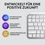 Logitech MX Keys Mini for Mac, Pale Grey - Kabellose & Kompakte Performance Tastatur