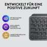 Logitech MX Keys Mini Grafit - Kabellose Kompakte Performance Tastatur, Unterstützt Logi Options+