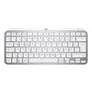 Logitech MX Keys Mini Pale Grey - Kabellose Kompakte Performance Tastatur, Unterstützt Logi Options+