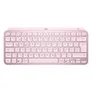 Logitech MX Keys Mini Rosé - Kabellose Kompakte Performance Tastatur, Unterstützt Logi Options+