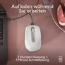 Logitech MX Anywhere 3S for Mac, Pale Grey - Kompakte kabellose Performance-Maus