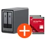 UGREEN NASync DXP2800 NAS System 2-Bay 16TB inkl. 2x WD WD80EFPX NAS HDD - 8 TB