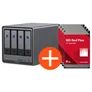 UGREEN NASync DXP4800 Plus NAS System 4-Bay 16TB inkl. 4x WD WD40EFZZ NAS HDD - 4 TB