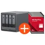 UGREEN NASync DXP4800 Plus NAS System 4-Bay 24TB inkl. 4x WD WD60EFPX NAS HDD - 6 TB