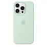 Apple Original iPhone 16 Pro Silikon Case mit MagSafe - Aquamarine