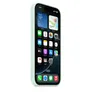 Apple Original iPhone 16 Pro Silikon Case mit MagSafe - Aquamarine