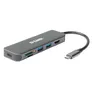 D-Link DUB-2327 6-In-1 USB-C Hub mit HDMI/Kartenleser/USB-C Ladeanschluss