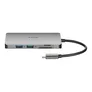 D-Link DUB-M810 8-In-1 USB-C Hub mit HDMI/Ethernet/Kartenleser/USB-C Ladeanschluss