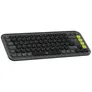 Logitech POP Icon Keys Grafit - Kabellose Multi-Device-Tastatur, Anpassbare Tasten mit der Logi Options+ App
