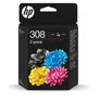 HP Original 308 2er Pack Druckerpatrone 3-farbig C/M/Y (6L6S6UE) Instant Ink