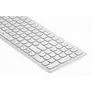 Alogic Echelon Compact Bluetooth Wireless Keyboard (Deutsch) weiß Tastatur
