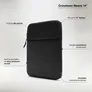 Incase Crosstown Sleeve Woolenex Collection Schwarz - Passend für 14" Laptops/ Notebooks & Macbooks