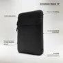 Incase Crosstown Sleeve Woolenex Collection Schwarz - Passend für 16" Laptops/ Notebooks & Macbooks