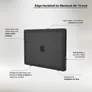 Incase Edge Hardshell Case mit Makrolon® Schwarz für 13" MacBook Air (M2-M4, 2022-2025)