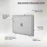 Incase Edge Hardshell Case mit Makrolon® Transparent für 13" MacBook Air (M2-M4, 2022-2025)