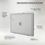 Incase Edge Hardshell Case mit Makrolon® Transparent für 15" MacBook Air (M2-M4, 2022-2025)