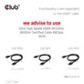 Club 3D Mini DisplayPort 1.4 auf HDMI 8K60Hz M/F Adapter 9cm schwarz