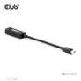 Club 3D Mini DisplayPort 1.4 auf HDMI 8K60Hz M/F Adapter 9cm schwarz