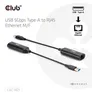 Club 3D USB 5Gbps Typ-A auf RJ45 Ethernet St./ Bu.