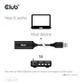 Club 3D USB 5Gbps Typ-A auf RJ45 Ethernet St./ Bu.