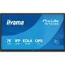 iiyama ProLite TE7513A-B1AG 189,3cm (75") 4K UHD Touch Monitor 16:9 HDMI/DP/USB-C PD100W