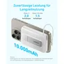 Anker Zolo Powerbank 10.000mAh, magnetisch, Integriertes USB-C-Kabel schwarz