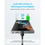 Anker 322 USB-C auf USB-C Kabel 60W 180cm geflochten schwarz