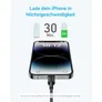 Anker 322 USB-C auf Lightning Kabel 180cm geflochten schwarz
