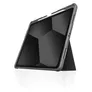 STM Dux Plus Case für Apple iPad Air 13 Zoll (M2/2024; M3/2025) schwarz/transparent