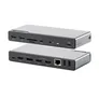 Alogic DV4 Universal Quad Display Docking Station Space Grey