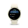 Garmin vivoactive® 6 Bone/Lunargold Aluminium