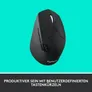 Logitech M720 Triathlon Schwarz - 1000 DPI, Logitech Unifying-Empfänger, 1x AA Batterie